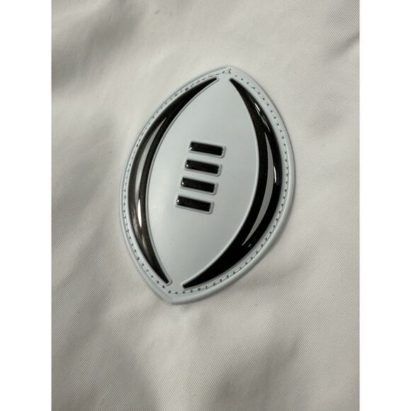 NIKE ON-FIELD x LSU TIGERS Sz LSideline Players Jacket Snap Front White Mens - Picture 8 of 16